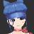 Cap-wearing Mita
