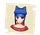 Cap-wearing Mita